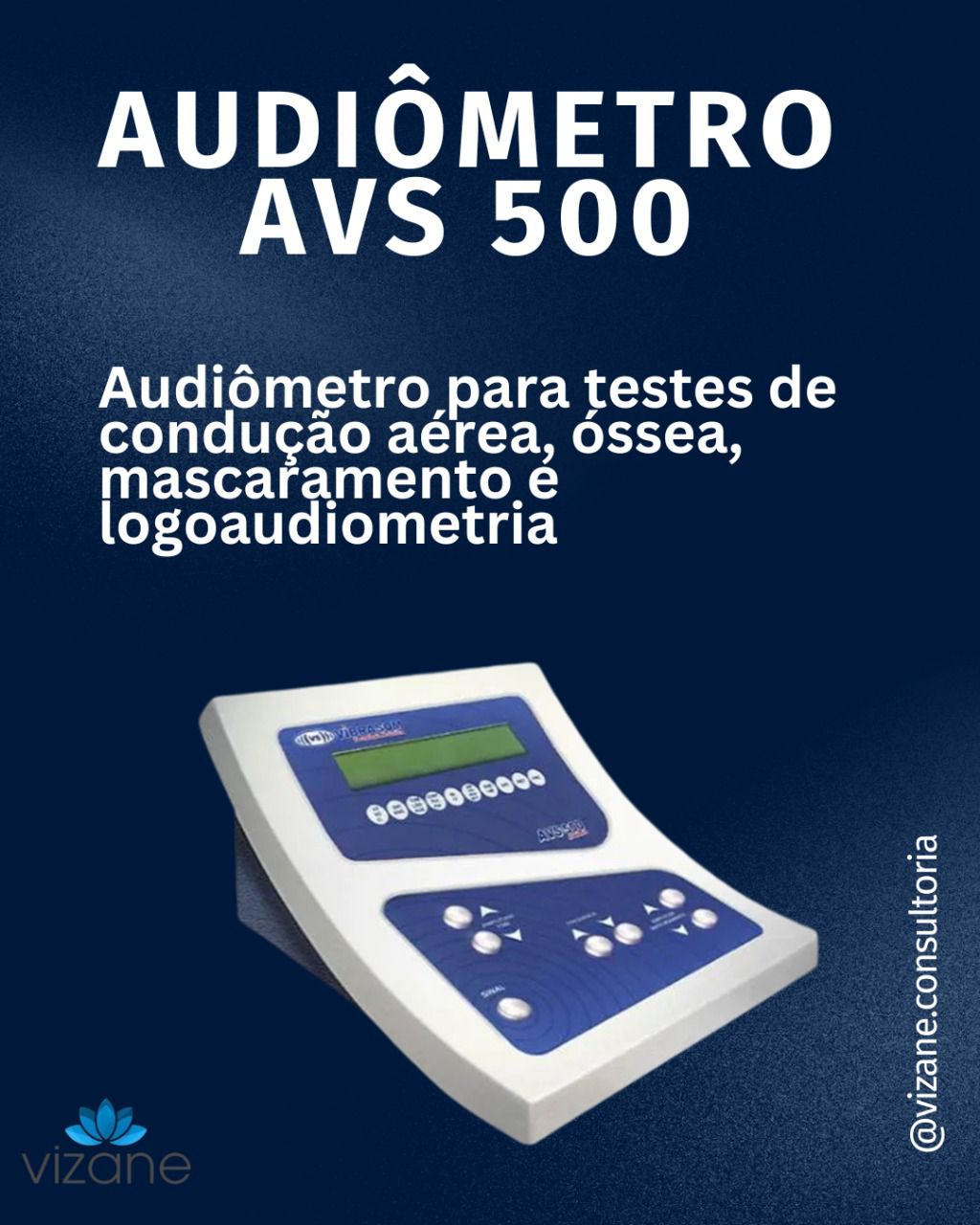 Audiômetro AVS 500